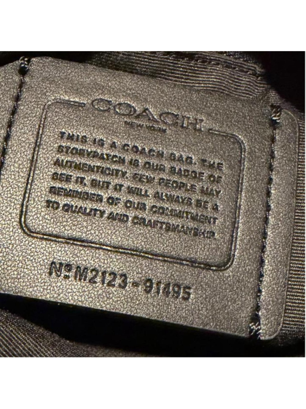 Coach Lillie Carryall Tan Black Signature Leather Gold Hardware - Picture 8 of 15